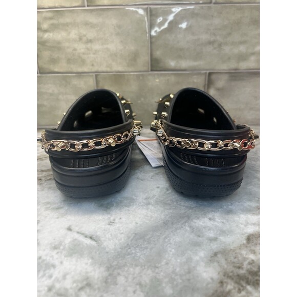 CROCS x VIVIENNE TAM Gold Embellished Clogs  NEW IN Box W7 - Picture 5 of 12